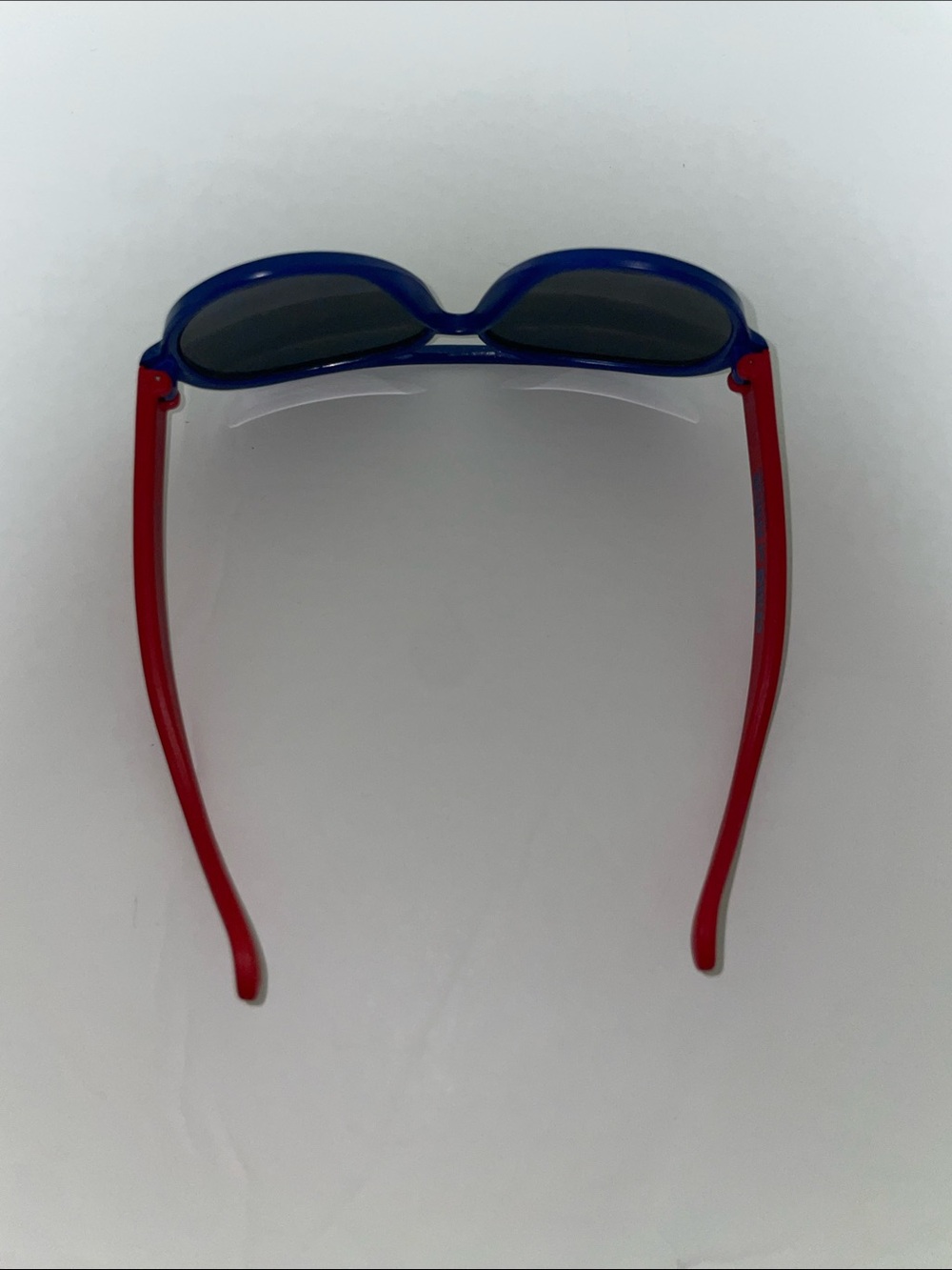 Carter's Blue Frame Kids Aviator Sunglasses with Red Temples - Picture 2 of 4